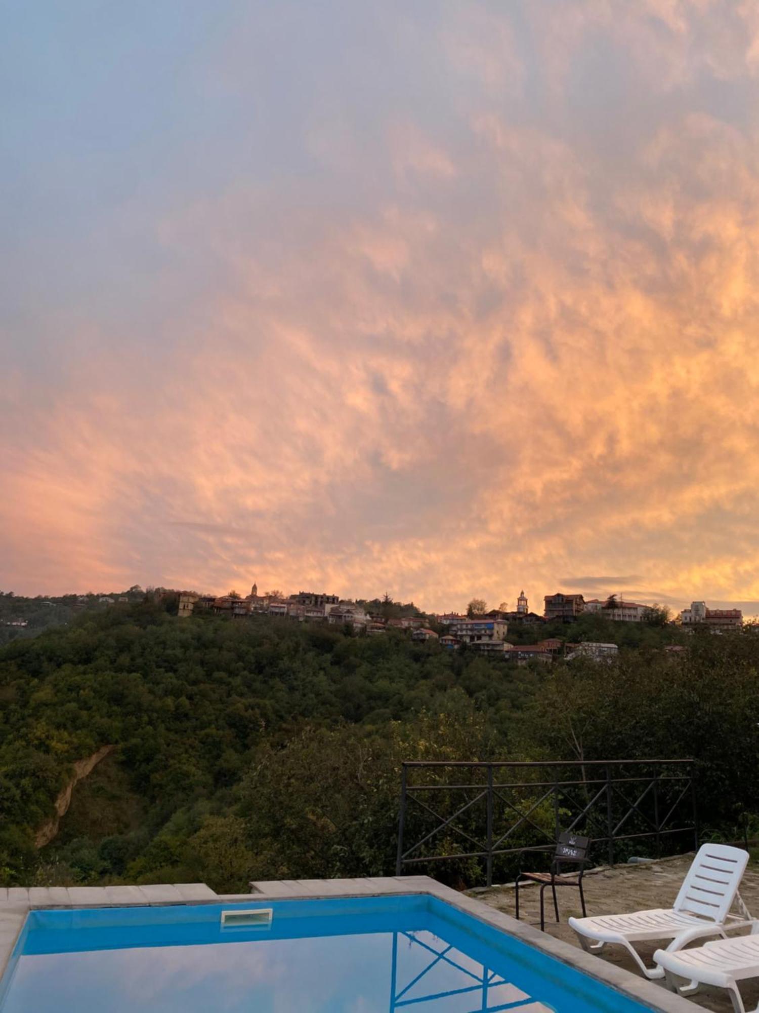 Panorama Hotell Sighnaghi Exteriör bild